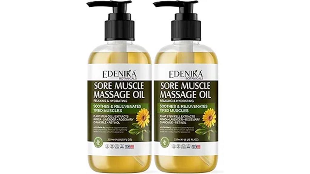 arnica muscle massage oil