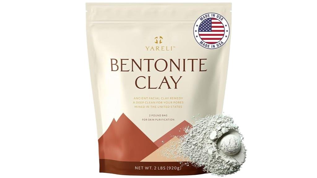 bentonite clay facial mask
