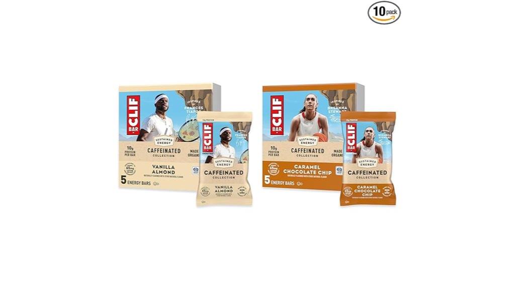 caffeinated protein energy bars