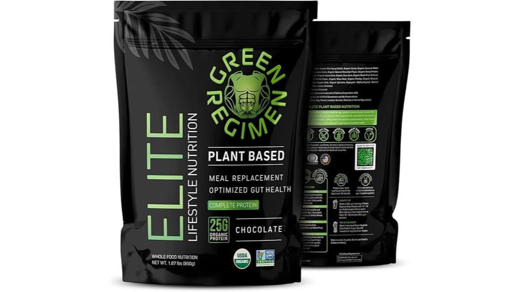chocolate plant protein powder