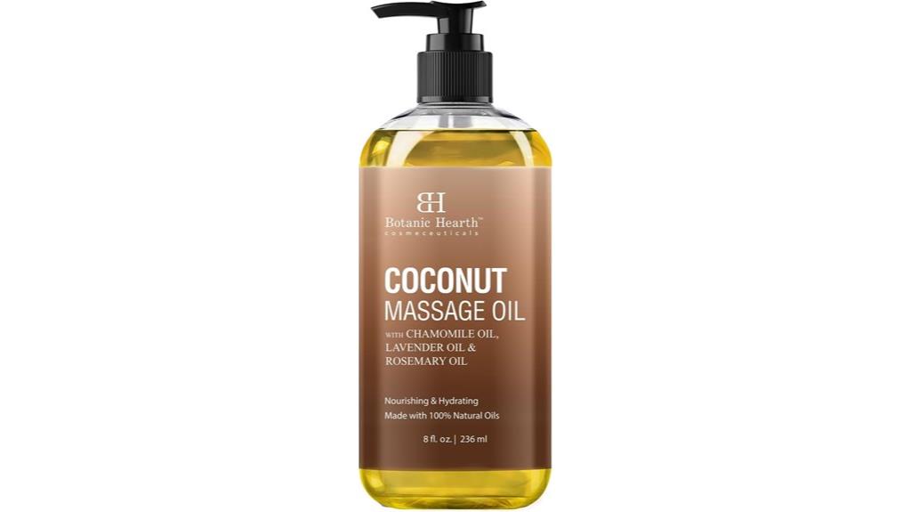 coconut massage oil