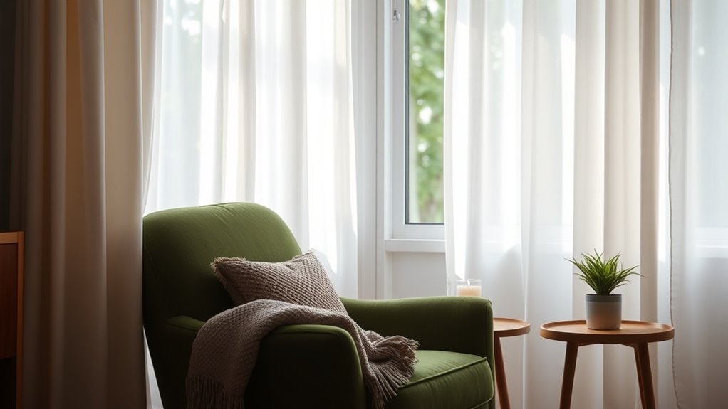 create calming personal sanctuary