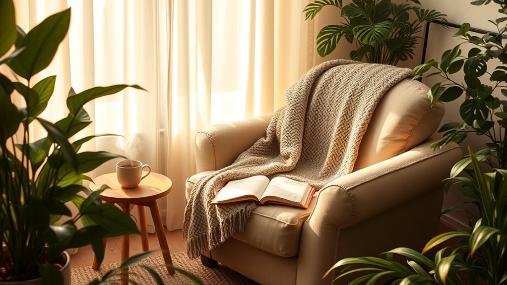 create relaxing restful spaces