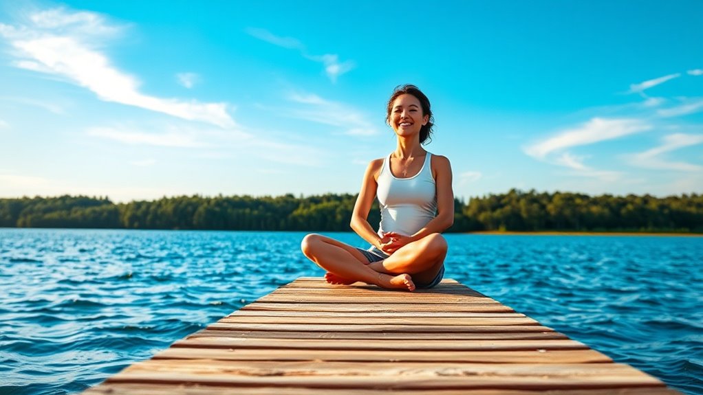 deep breathing promotes relaxation
