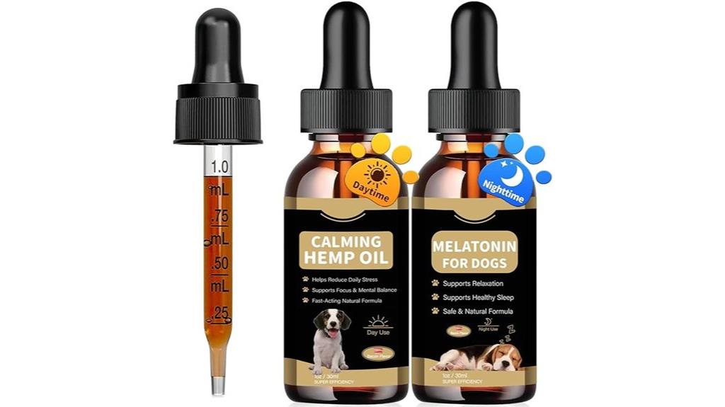 dog calming hemp melatonin