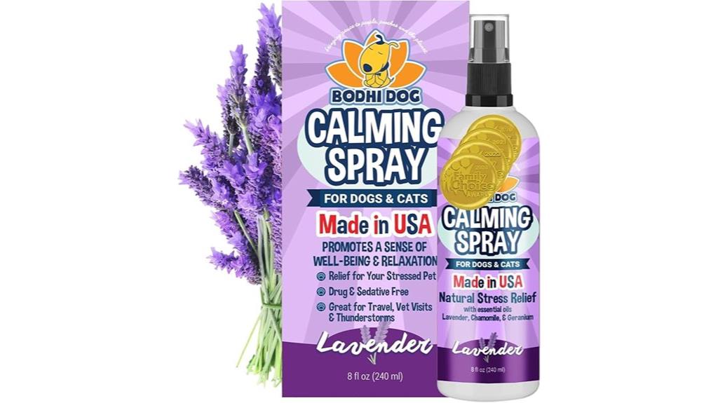 dog calming spray bottle