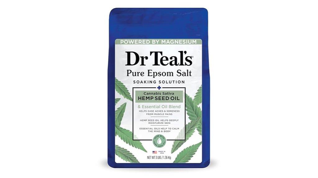 epsom salt hemp soak