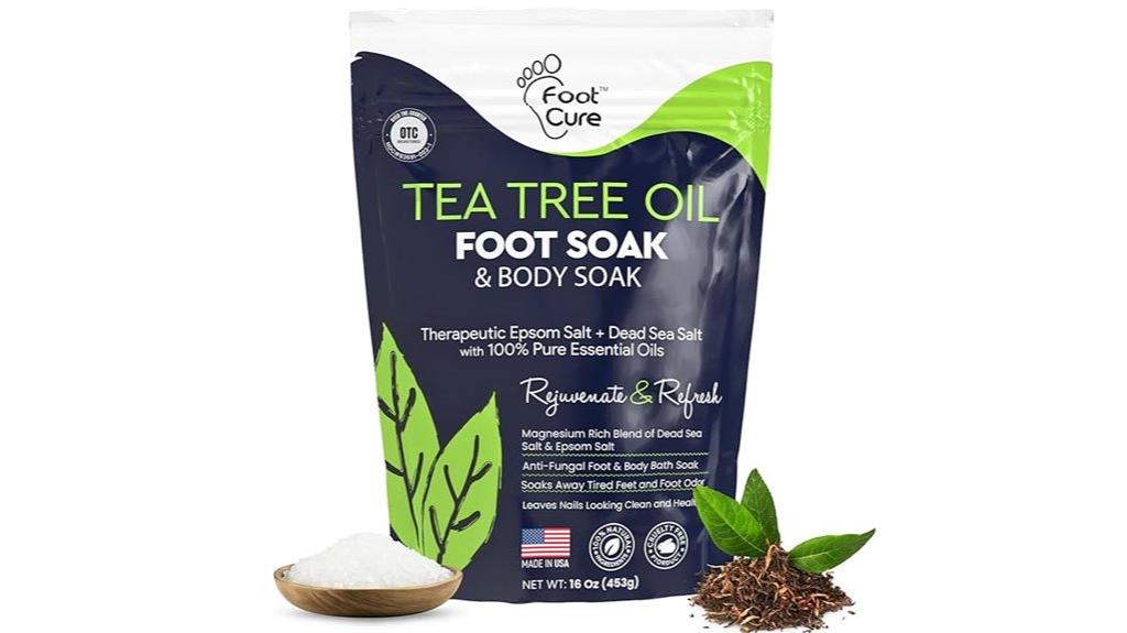 foot soak with tea tree