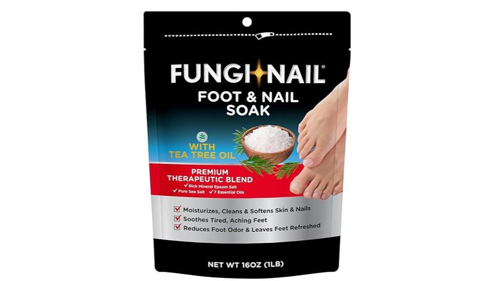 foot soak with tea tree