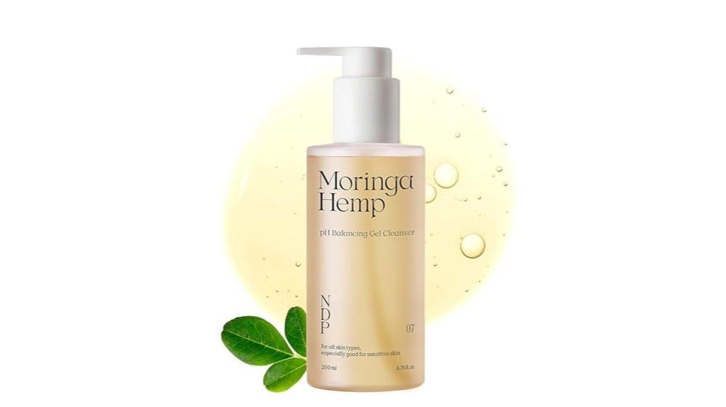 fragrance free hemp facial cleanser