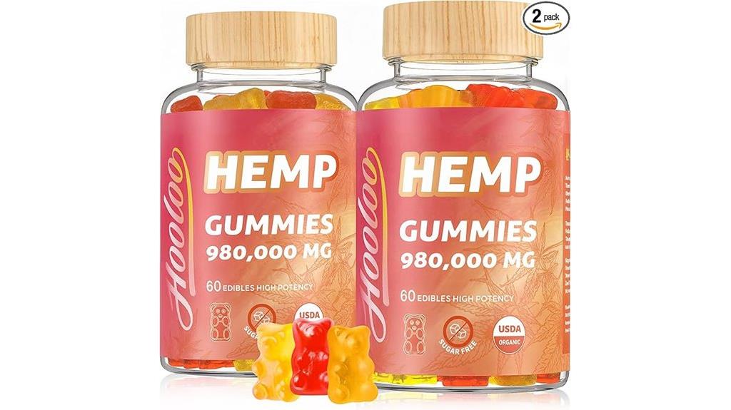 fruity sugar free hemp gummies