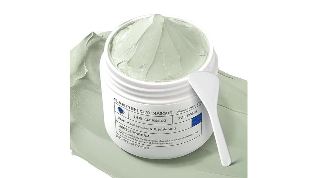 gentle clay mask for sensitive skin