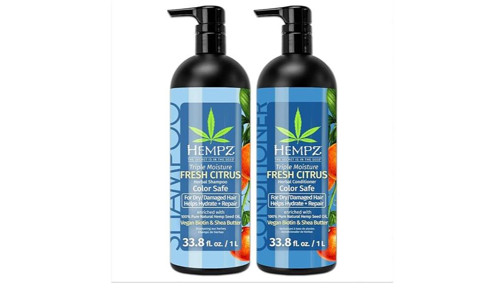 grapefruit peach hair duo