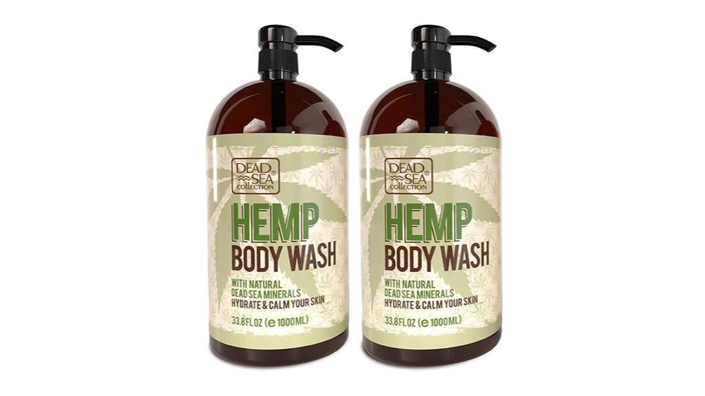 hemp body wash set