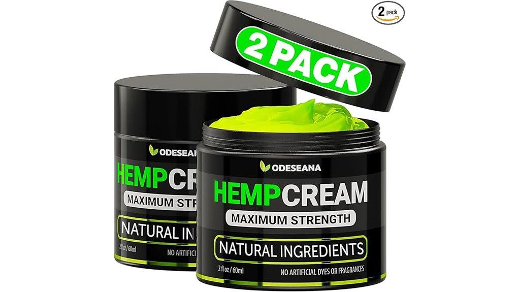 hemp cream discomfort relief