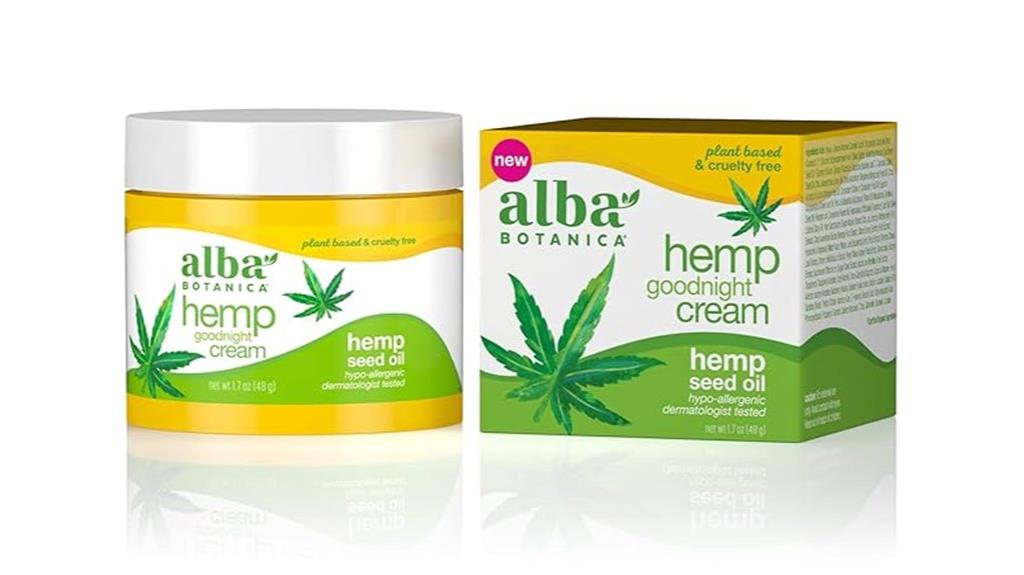 hemp goodnight cream 1 7oz