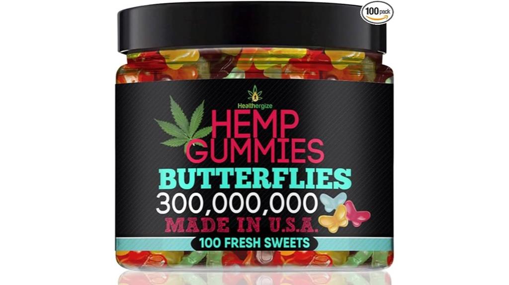 hemp gummies edibles count