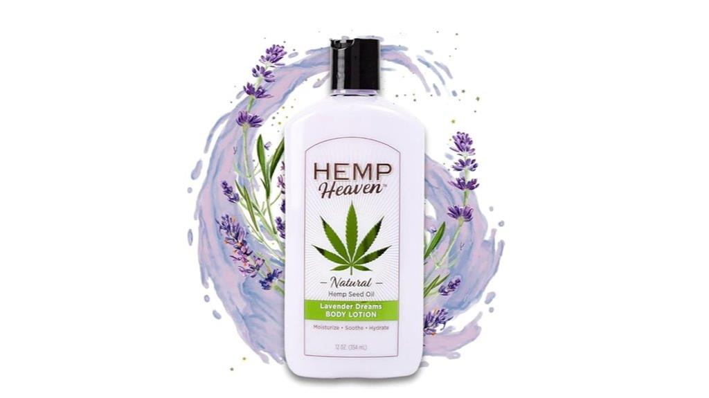 hemp lavender moisturizing lotion