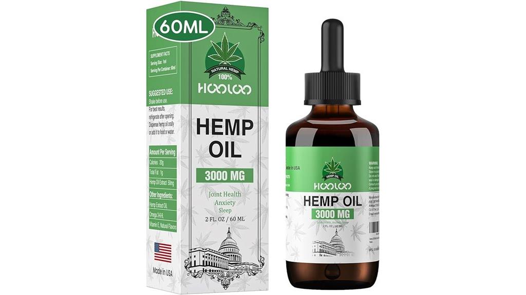 hemp oil 3000mg 2oz