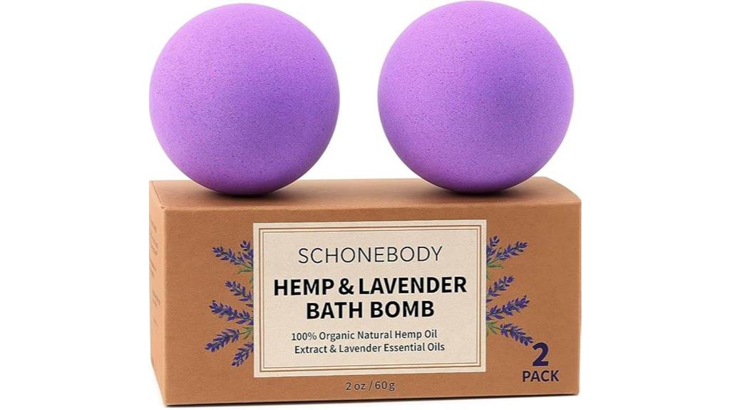 hemp oil bath bombs