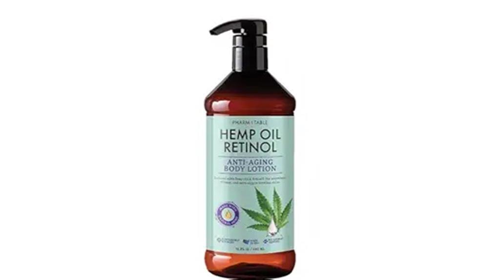 hemp oil retinol lotion