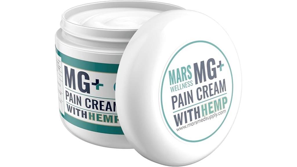 hemp pain cream 4oz