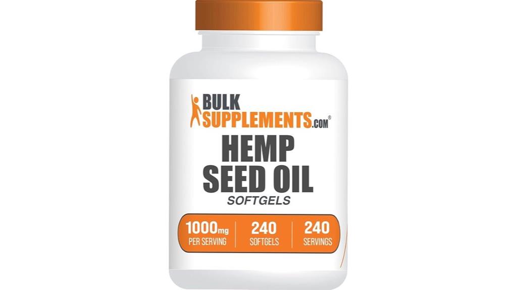 hemp seed oil softgels
