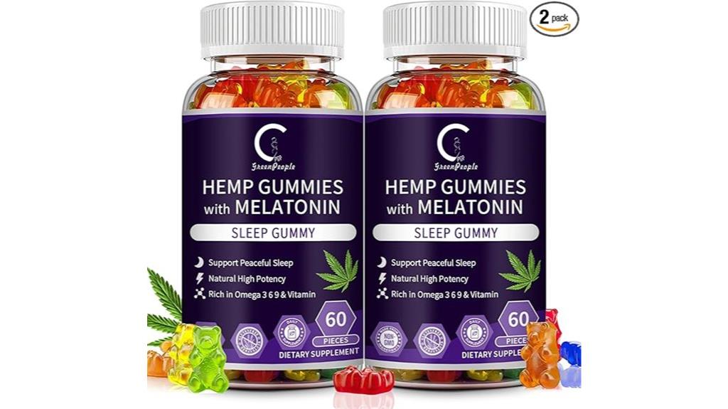 hemp sleep gummies pack
