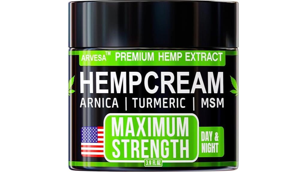 hemp topical pain cream