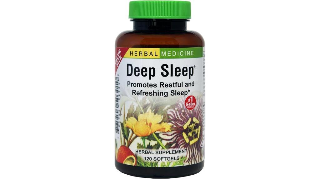 herbal sleep softgels supplement