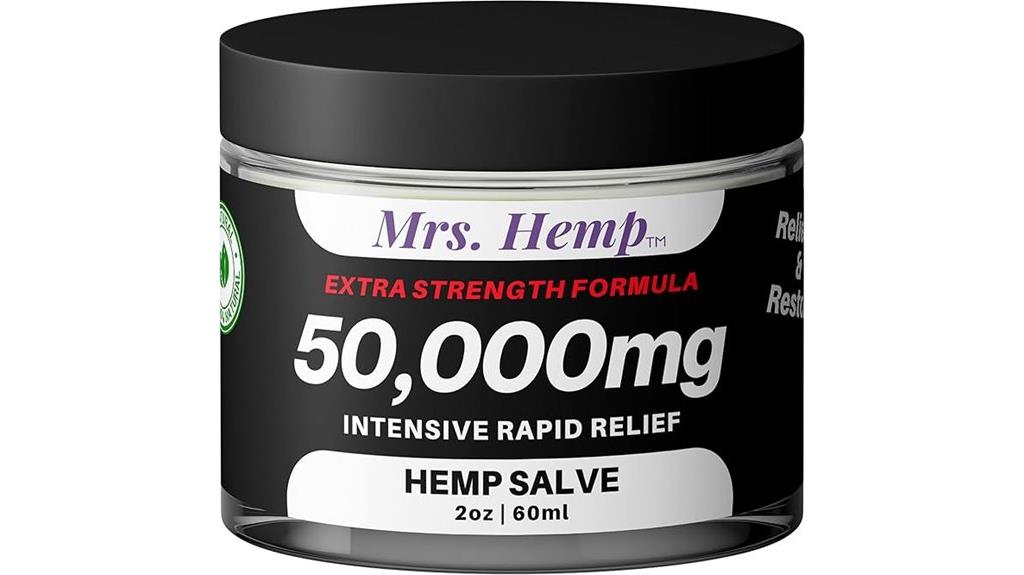 high potency natural hemp salve