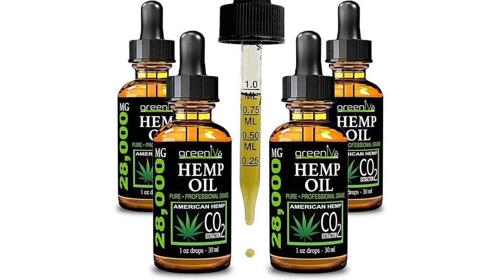 high strength hemp oil pack