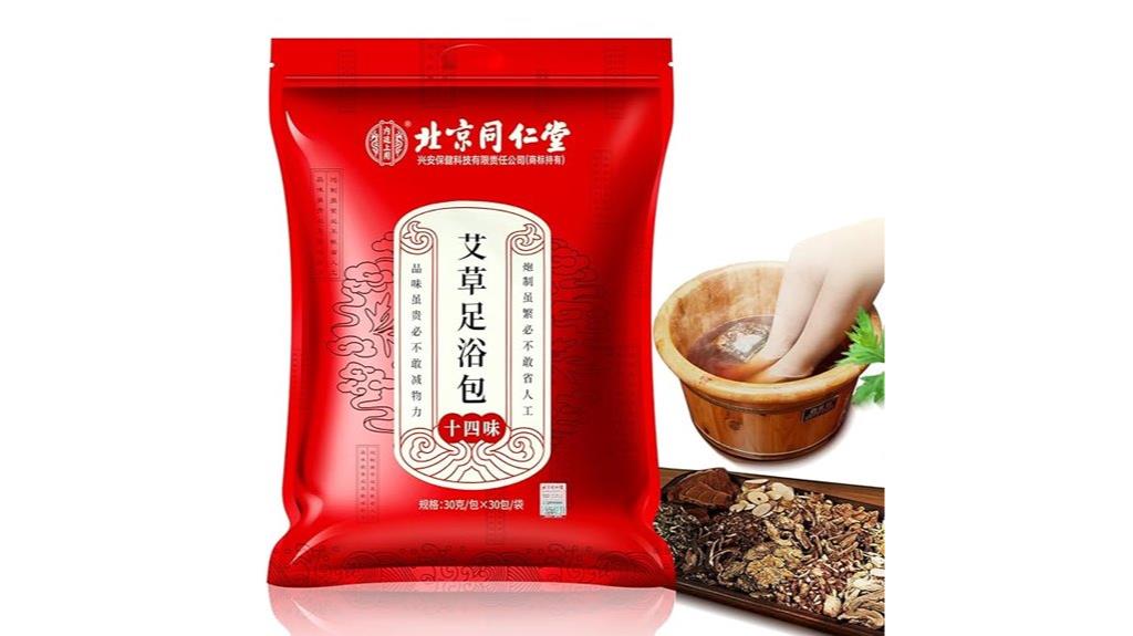 large natural foot bath pack