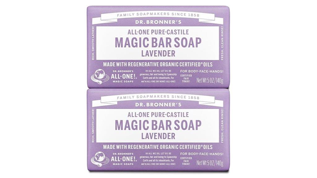 lavender castile soap duo