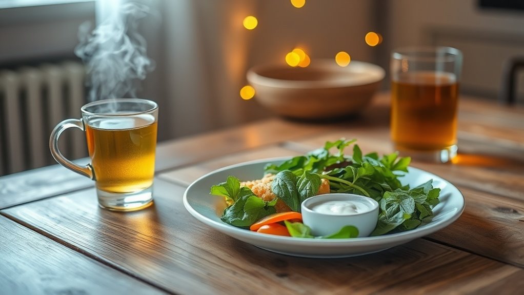 light digestible evening foods