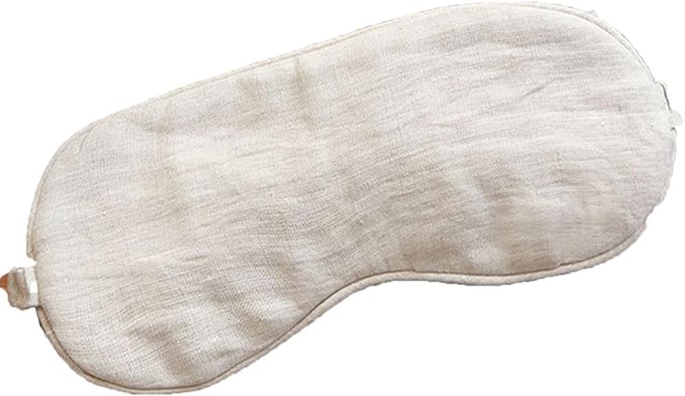 linen sleep mask adjustable