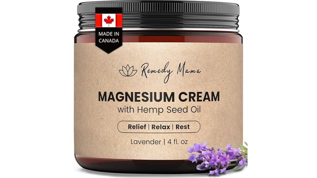 magnesium muscle soothing cream