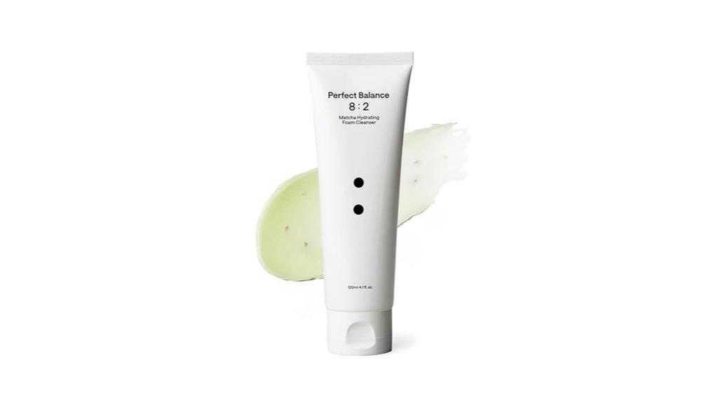matcha hydrating foam cleanser