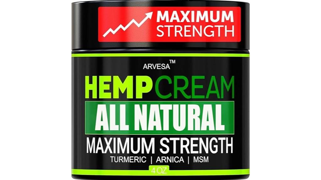 maximum strength hemp gel