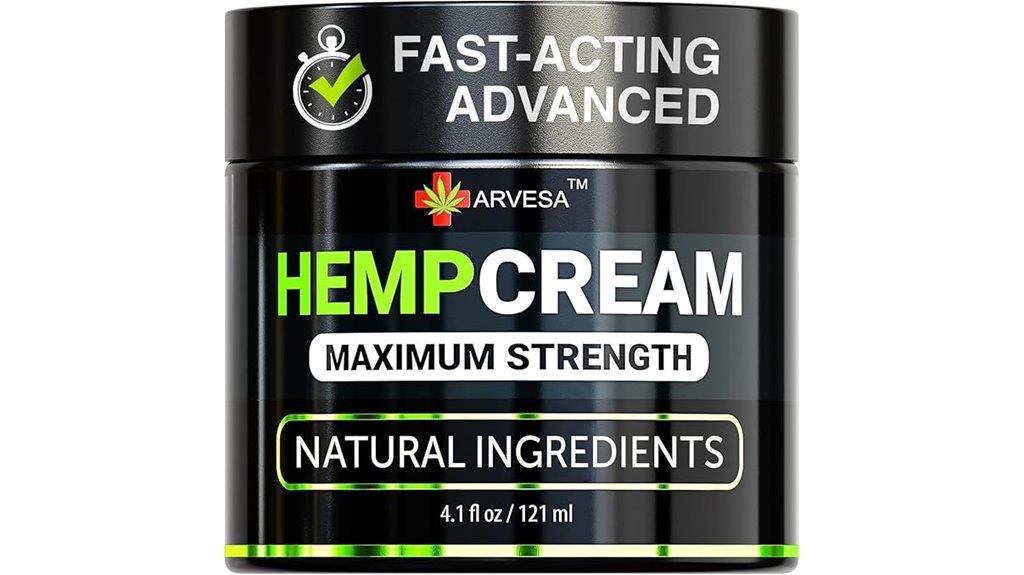 maximum strength hemp lotion