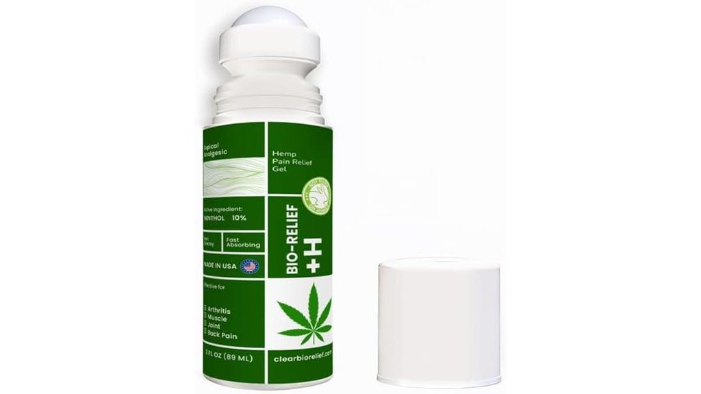maximum strength hemp roll on