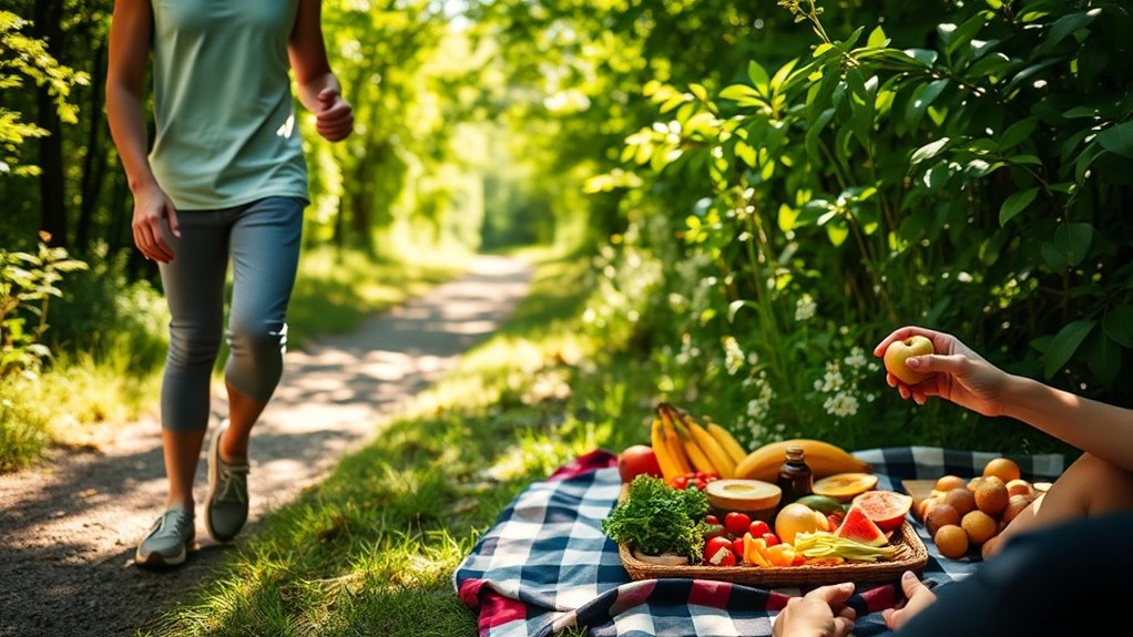 mindful eating and walking