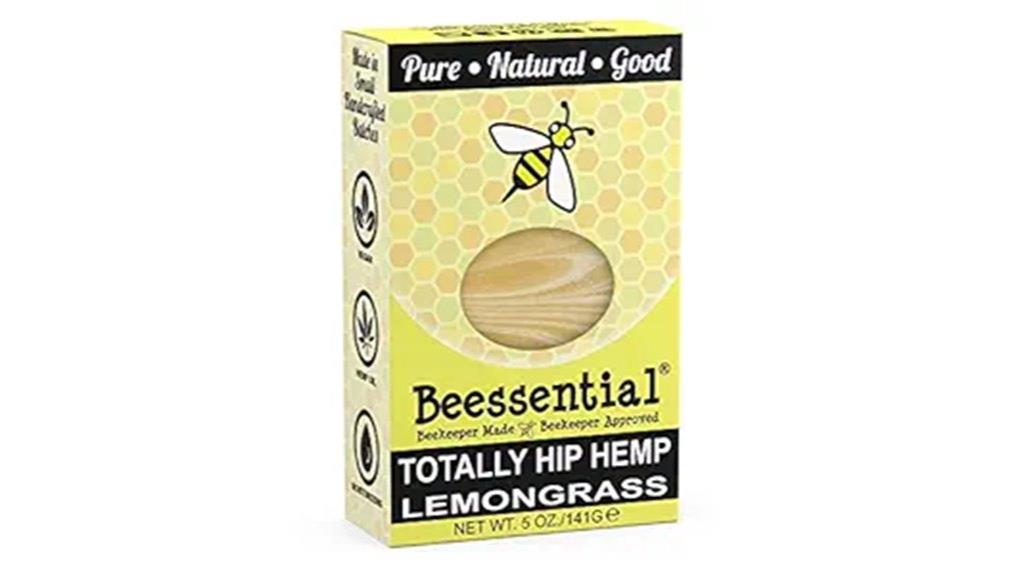 natural hemp lemongrass soap