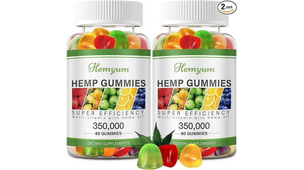 organic hemp edible gummies