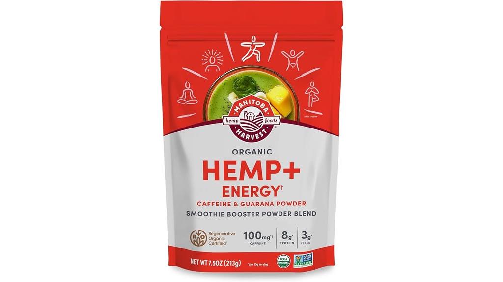 organic hemp energy powder