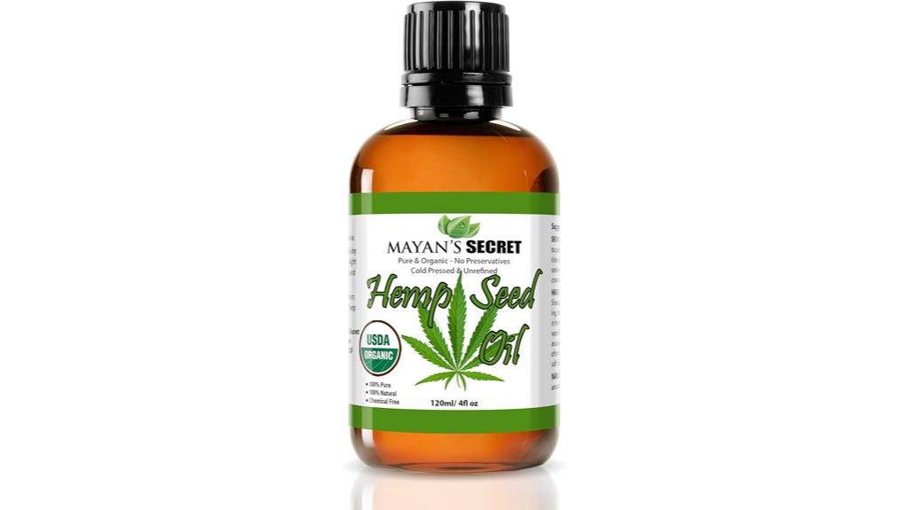 organic hemp seed oil