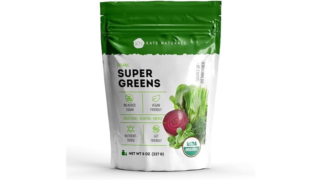 organic super greens powder