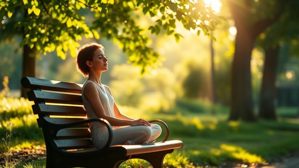 pause activates calming brain functions