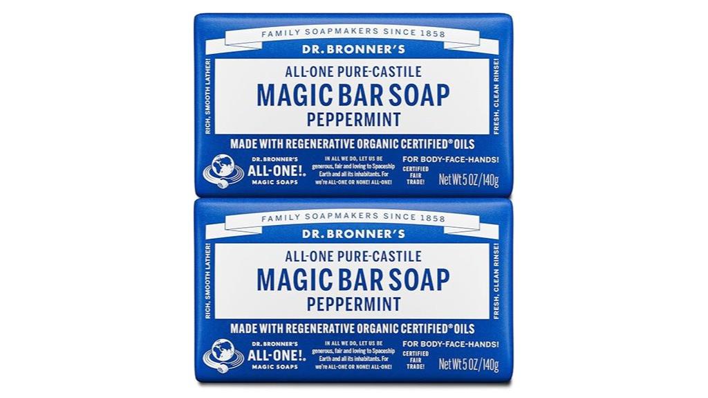 peppermint soap bar pack