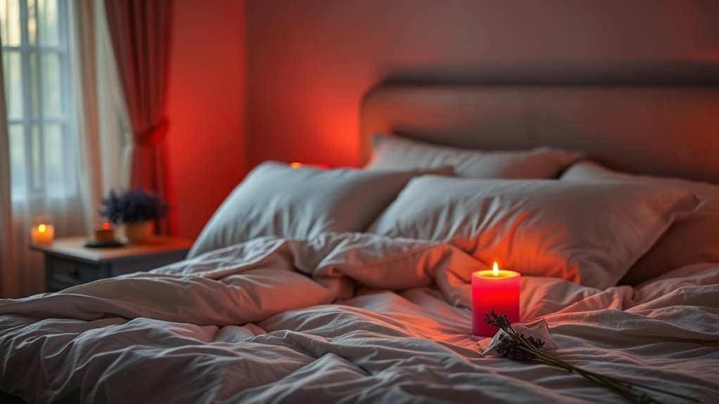 red amber candle benefits